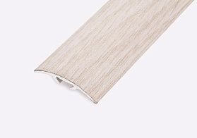 Порог (стык) Русский профиль разноуровневый ламинированный с дюб, 30*900 мм, Сосна светлая